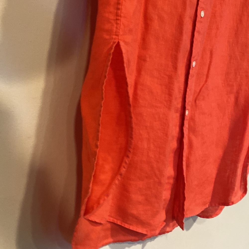 Polo Ralph Lauren size 6 button down linen shirt - Picture 7 of 11